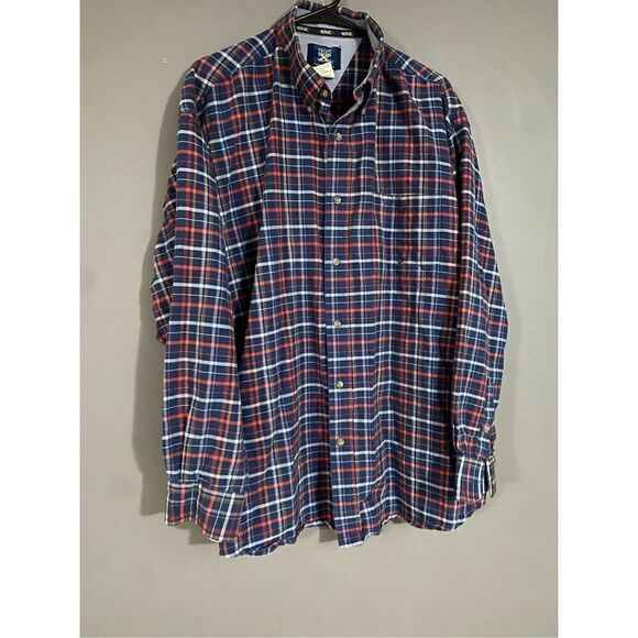 Twenty X Blue Plaid Button Up Long Sleeve Shirt Size XL - Picture 2 of 6